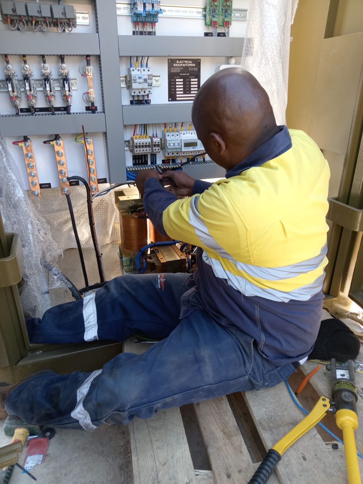 Engineer at work
